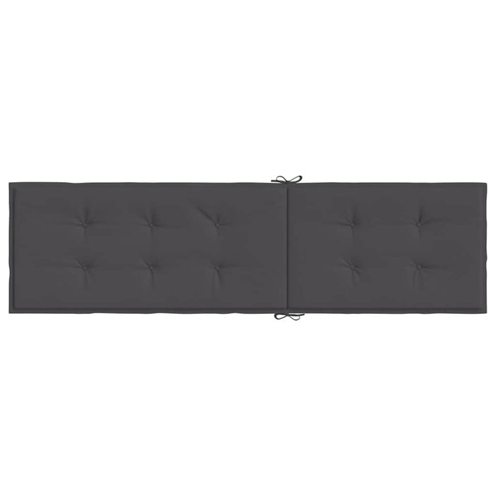 Cuscino per Sdraio Antracite Mélange (75+105)x50x3cm in Tessuto 4002486