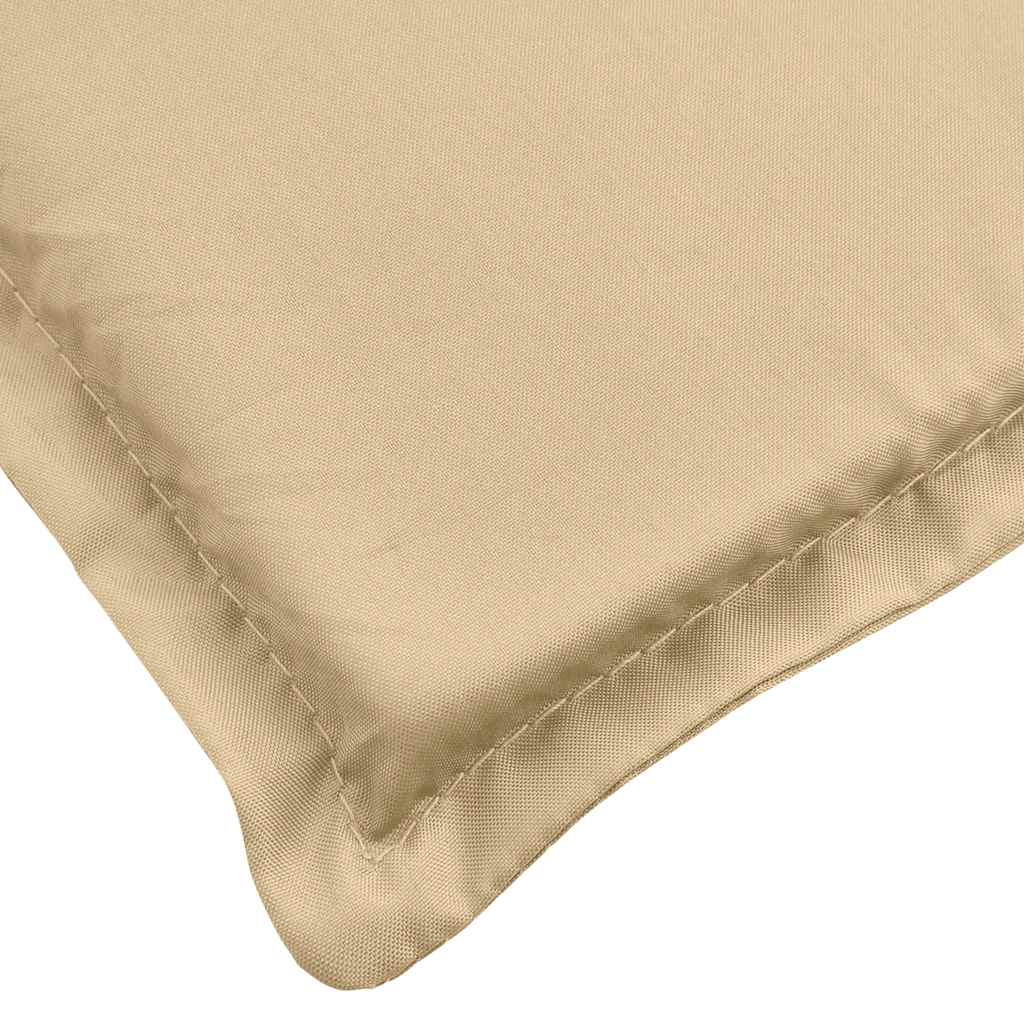 Cuscino per Sdraio Beige Mélange (75+105) x 50 x 4 cm in Tessuto