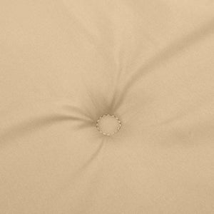 Cuscino per Sdraio Beige Mélange (75+105) x 50 x 4 cm in Tessuto