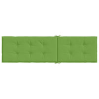 Cuscino per Sdraio Verde Mélange (75+105)x50x3 cm in Tessuto 4002492