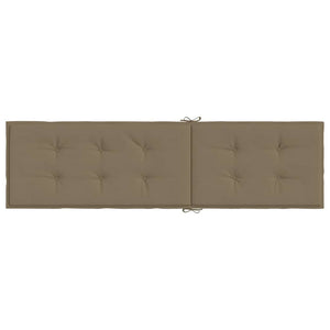 Cuscino per Sdraio Tortora Mélange (75+105)x50x3 cm in Tessuto 4002495