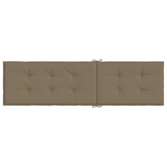 Cuscino per Sdraio Tortora Mélange (75+105)x50x3 cm in Tessuto 4002495