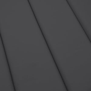 Cuscino per Lettino Antracite Mélange 200x50x4 cm in Tessuto