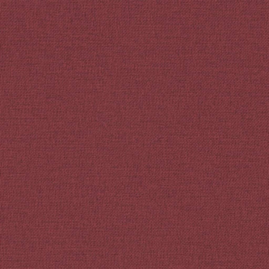 Cuscino Panca Giardino Rosso Vino Mélange 100x50x7 cm Tessuto