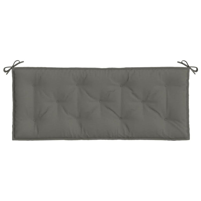 Cuscino Panca Giardino Grigio Scuro Mélange 120x50x7 cm Tessuto