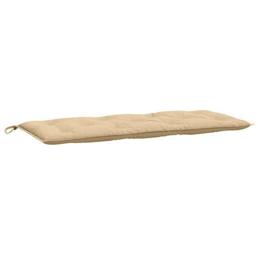Cuscino per Panca da Giardino Beige Mélange 120x50x7cm Tessuto