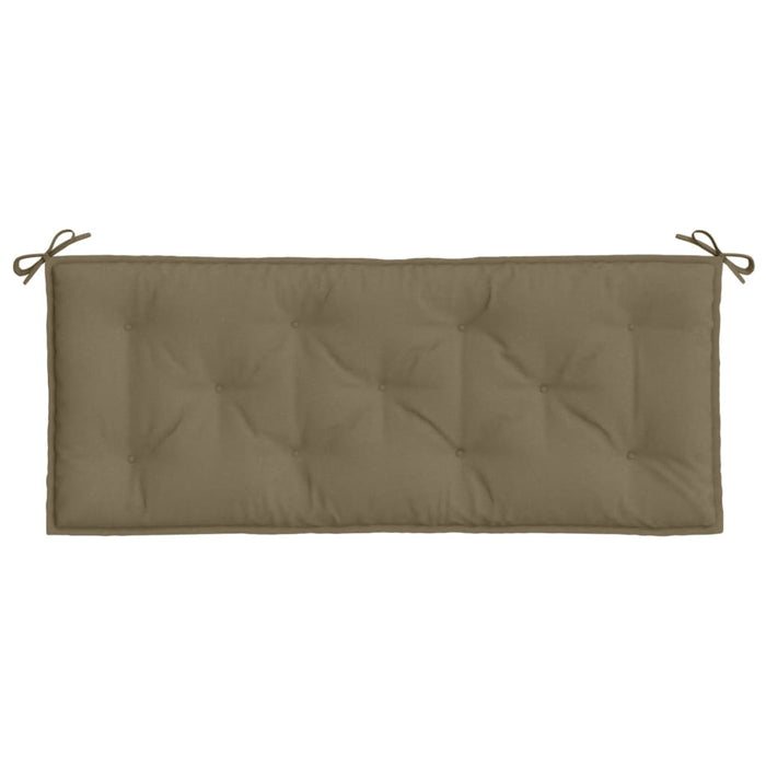 Cuscino per Panca da Giardino Tortora Mélange 120x50x7cm