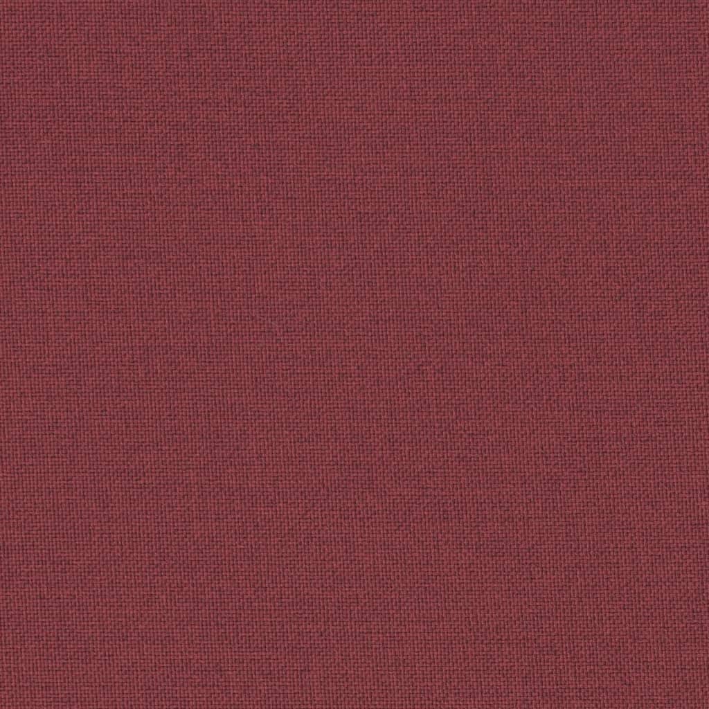 Cuscino Panca Giardino Rosso Vino Mélange 120x50x7cm Tessuto