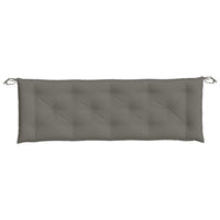 Cuscino Panca Giardino Grigio Scuro Mélange 150x50x7 cm Tessuto 4002554