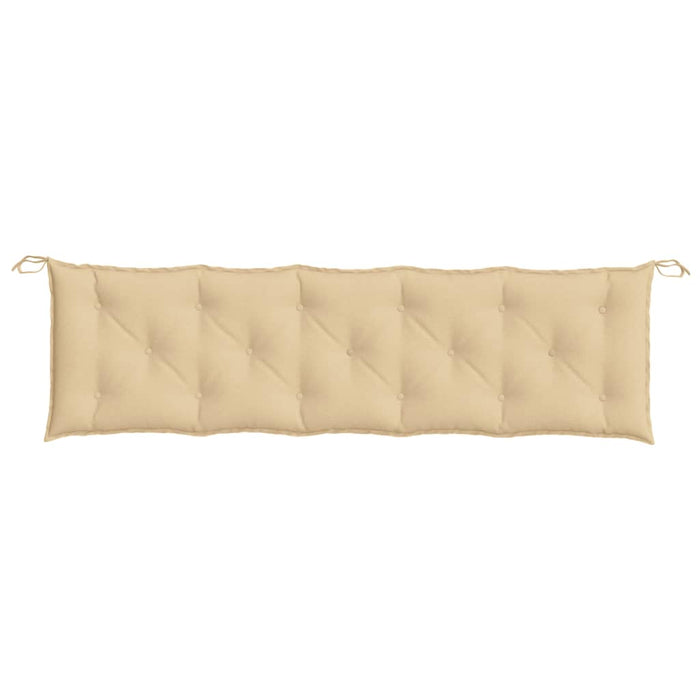 Cuscino Panca da Giardino Beige Mélange 180x50x7 cm in Tessuto 4002567