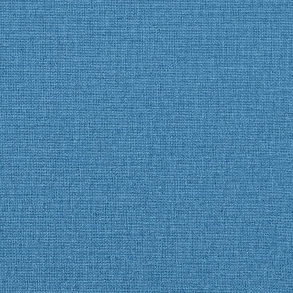 Cuscino Panca da Giardino Blu Mélange 180x50x7 cm in Tessuto