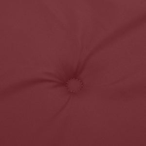Cuscino Panca da Giardino Rosso Vino Mélange 180x50x7cm Tessuto