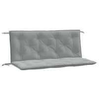 Cuscini Panca Giardino 2pz Grigio Chiaro Mélange 120x50x7cm 4002597