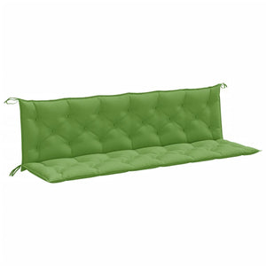 Cuscini Panca Giardino 2pz Verde Mélange 200x50x7 cm Tessuto 4002635
