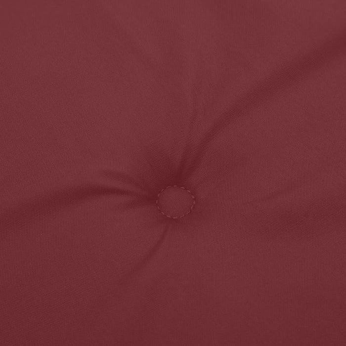 Cuscini Panca Giardino 2pz Rosso Vino Mélange 200x50x7 cm