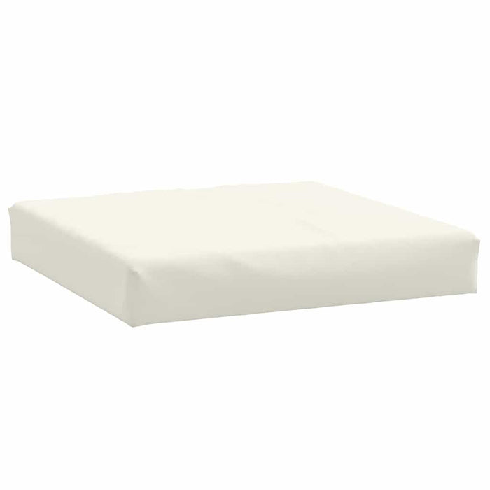 Cuscini per Pallet 3 pz Crema Mélange in Tessuto