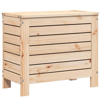 Poggiapiedi da Giardino 62x31,5x52 cm Legno Massello di Pino 844888