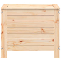 Poggiapiedi da Giardino 62x31,5x52 cm Legno Massello di Pino 844888