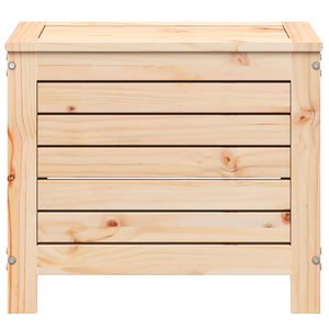 Poggiapiedi da Giardino 62x31,5x52 cm Legno Massello di Pino 844888