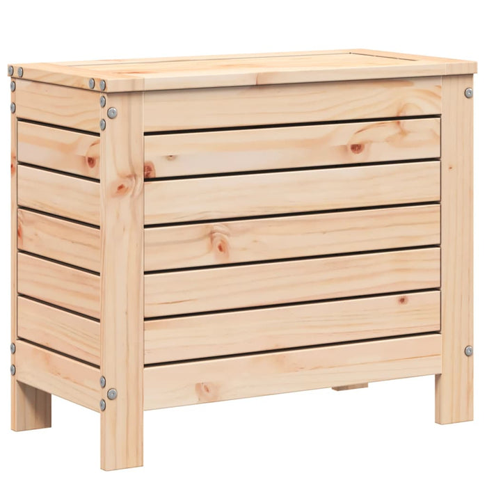 Poggiapiedi da Giardino 62x31,5x52 cm Legno Massello di Pino 844888