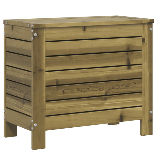vidaXL Poggiapiedi da Giardino 62x31,5x52 cm Legno Impregnato di Pino