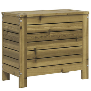vidaXL Poggiapiedi da Giardino 62x31,5x52 cm Legno Impregnato di Pino