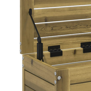 vidaXL Poggiapiedi da Giardino 62x31,5x52 cm Legno Impregnato di Pino