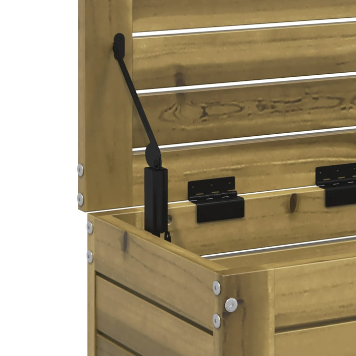 vidaXL Poggiapiedi da Giardino 62x31,5x52 cm Legno Impregnato di Pino