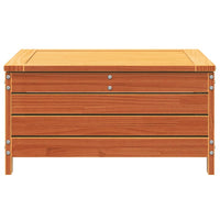 Poggiapiedi Giardino Marrone Cera 62x63,5x32 cm Massello Pino 844900