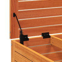 Poggiapiedi Giardino Marrone Cera 62x63,5x32 cm Massello Pino 844900