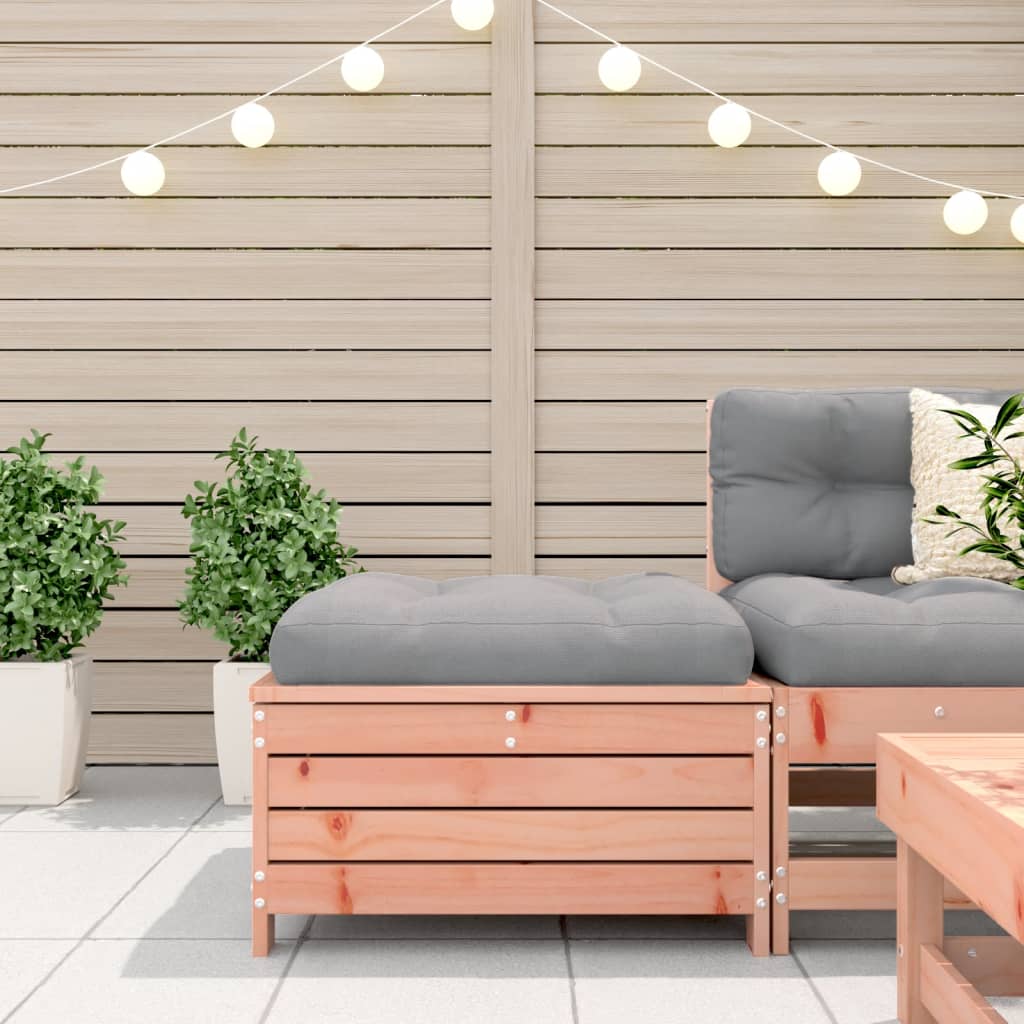 Poggiapiedi da Giardino 62x63,5x32 cm Legno Massello di Douglas 844901