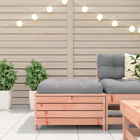 Poggiapiedi da Giardino 62x63,5x32 cm Legno Massello di Douglas 844901