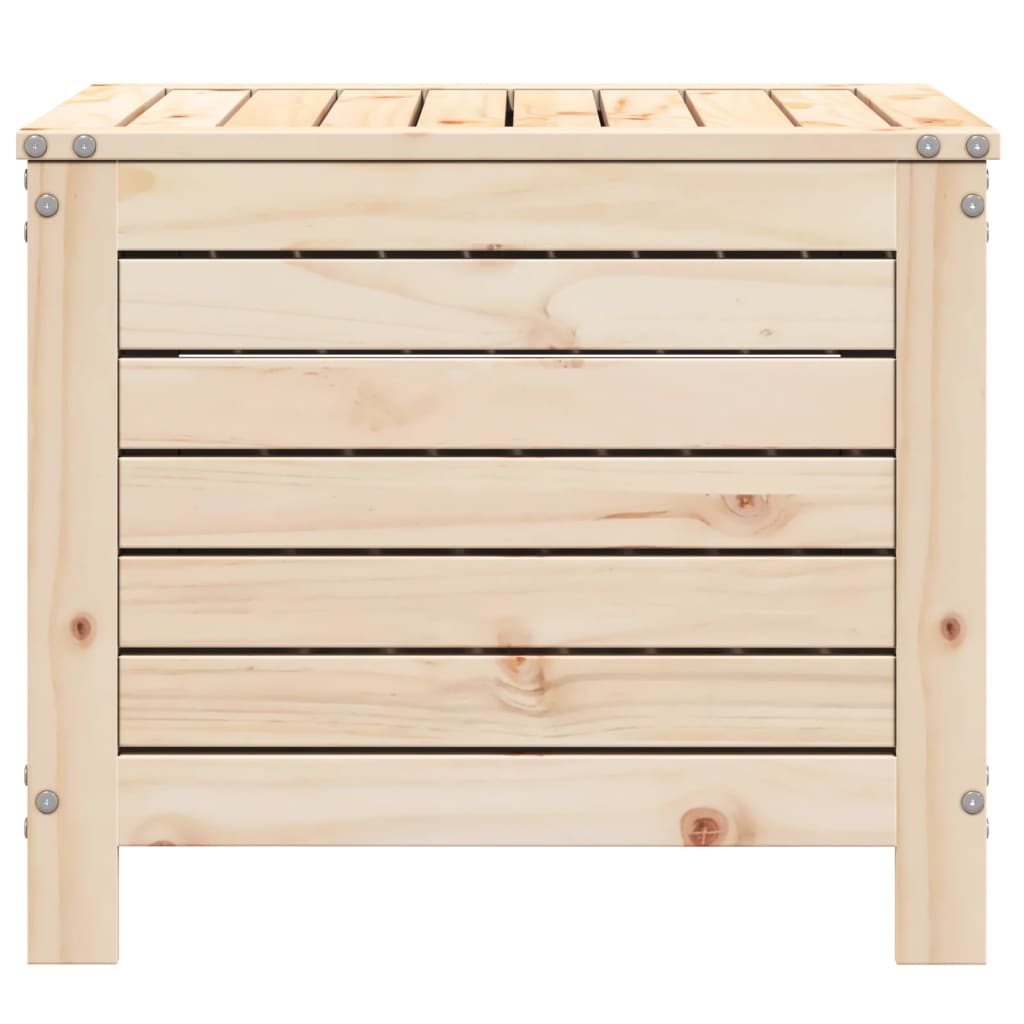 Poggiapiedi da Giardino 62x63,5x53,5 cm Legno Massello di Pino 844903