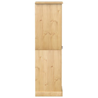 vidaXL Armadio Corona 55x50x170 cm in Legno Massello di Pino