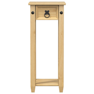 Porta Piante Corona 30x30x73 cm in Legno Massello di Pino