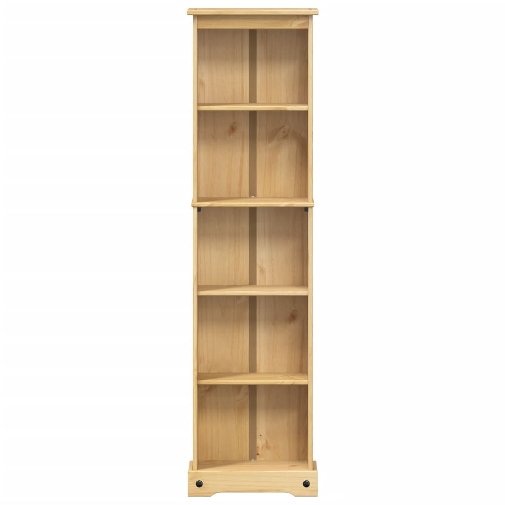Libreria Corona 46x20x170 cm in Legno Massello di Pino 4002779
