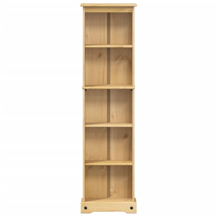 Libreria Corona 46x20x170 cm in Legno Massello di Pino 4002779
