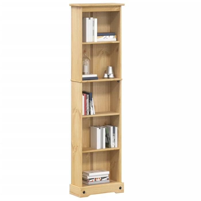 Libreria Corona 46x20x170 cm in Legno Massello di Pino 4002779