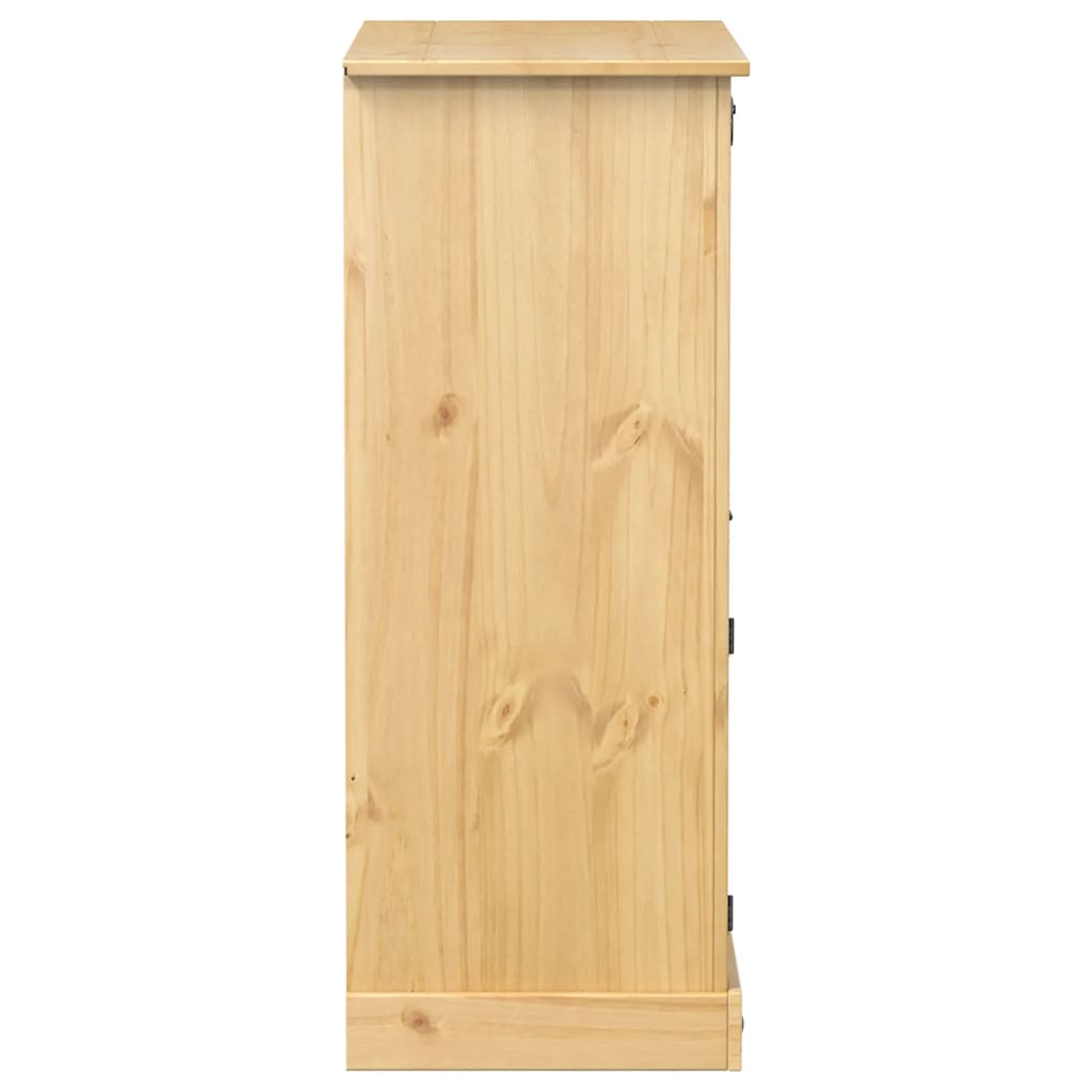 vidaXL Cantinetta per Vini Corona 97x45x114 cm Legno Massello di Pino