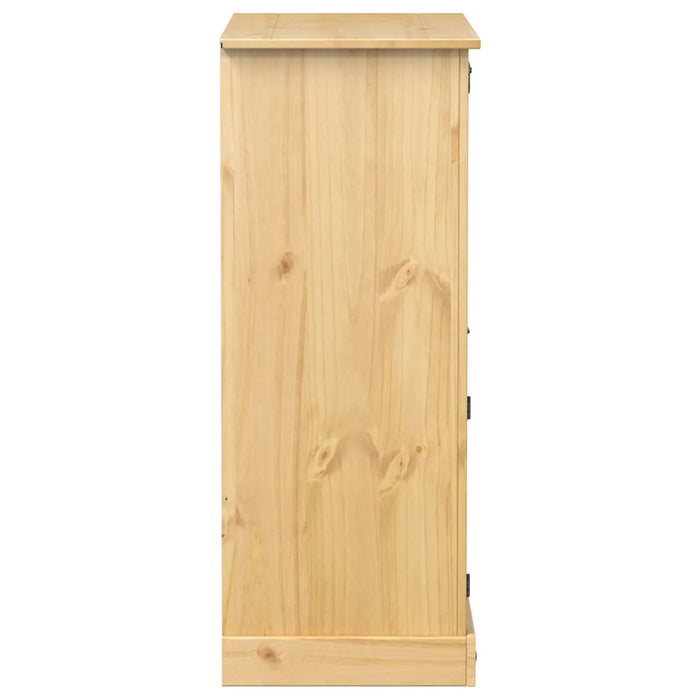 vidaXL Cantinetta per Vini Corona 97x45x114 cm Legno Massello di Pino