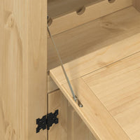 vidaXL Cantinetta per Vini Corona 97x45x114 cm Legno Massello di Pino