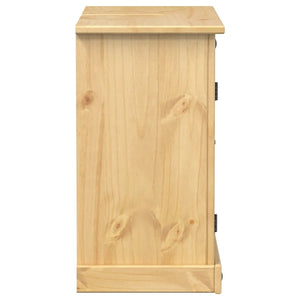 Mobile Lavabo da Bagno Corona 73x33x60cm Legno Massello di Pino 4002791