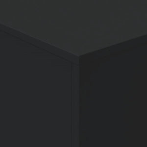 Tavolino da Soggiorno con Luci LED Nero 90x50x40 cm 839876