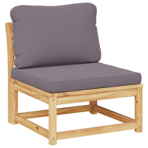 Divano da Giardino con Cuscini in Legno Massello Acaciacod mxl 116321