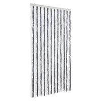 Tenda Antimosche Grigia e Bianca 100x230 cm in Ciniglia