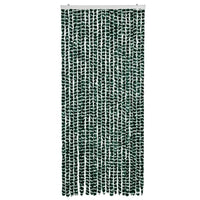 Tenda Antimosche Verde e Bianca 90x200 cm in Ciniglia