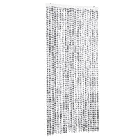 TendaAntimosche Grigio Chiaro e Grigio Scuro 90x200cm Cinigliacod mxl 90467