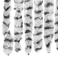 Tenda Antimosche Grigio Chiaro e Grigio Scuro in Ciniglia