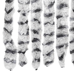 Tenda Antimosche Grigio Chiaro e Grigio Scuro in Ciniglia