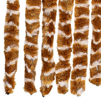 Tenda Antimosche Ocra e Bianca 100x230 cm in Ciniglia